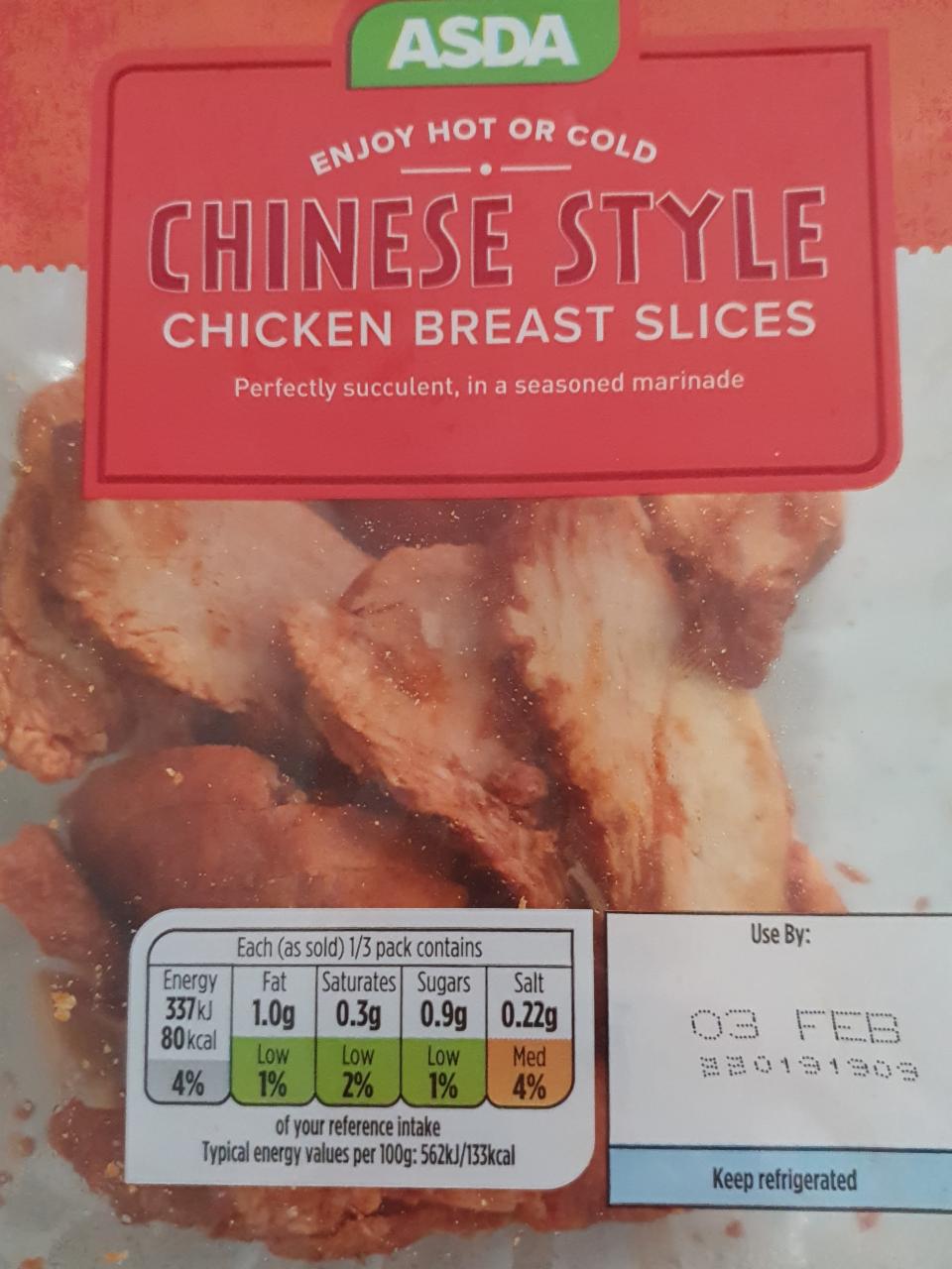 Fotografie - Chinese Style Chicken Breast Slices Asda