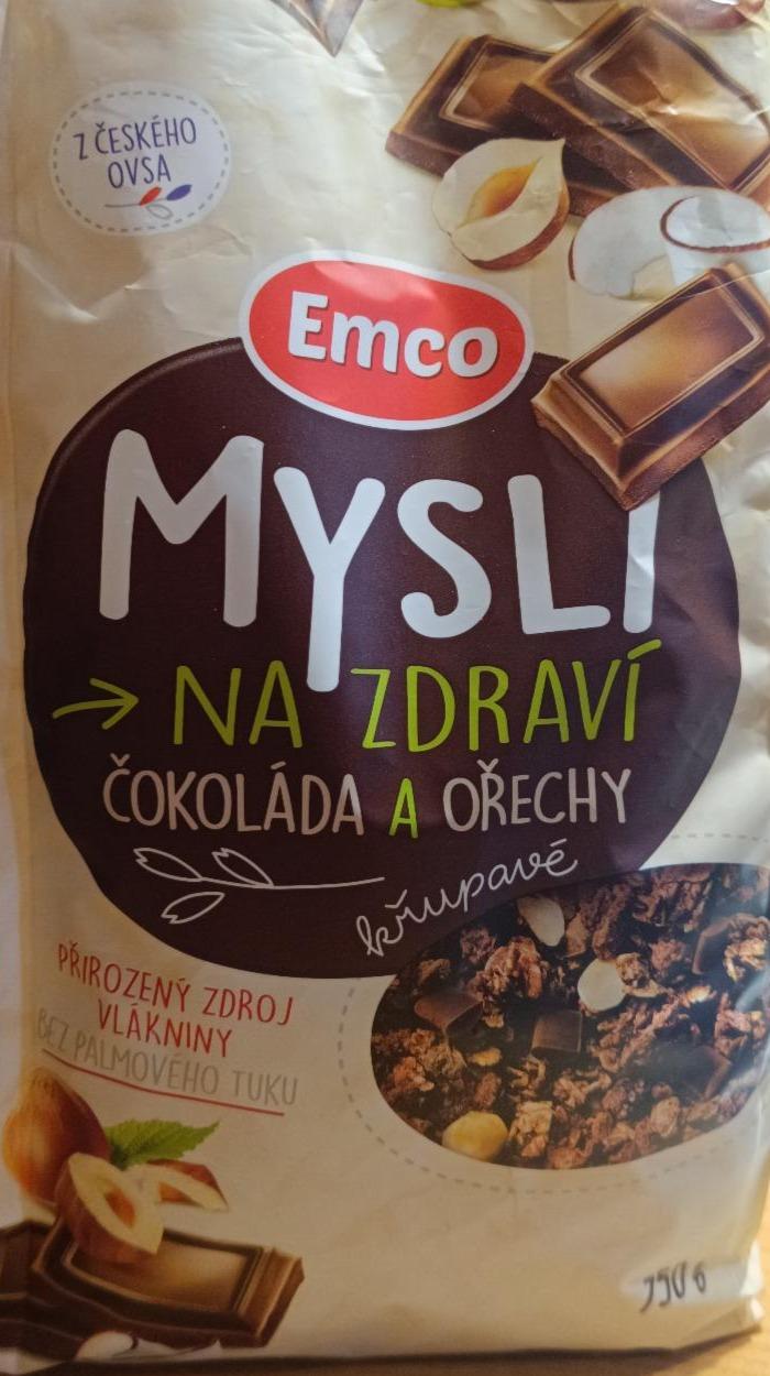 Fotografie - Mysli na zdraví ovesné sušenky čokoládové Emco