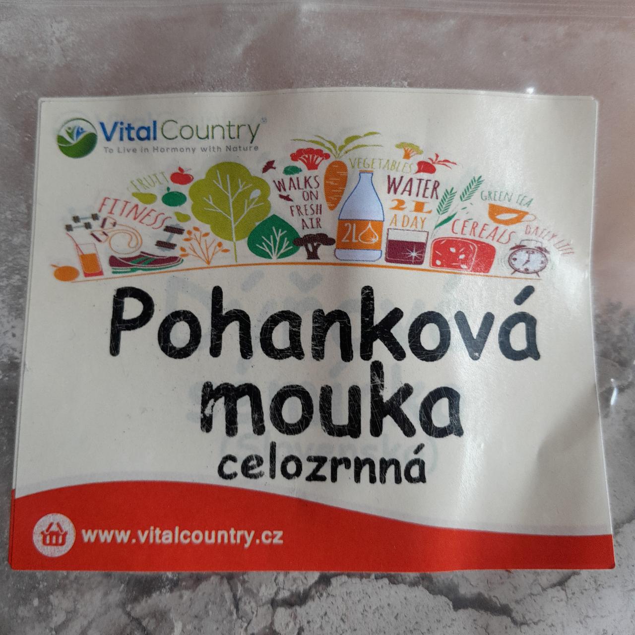 Fotografie - Pohanková mouka celozrnná VitalCountry