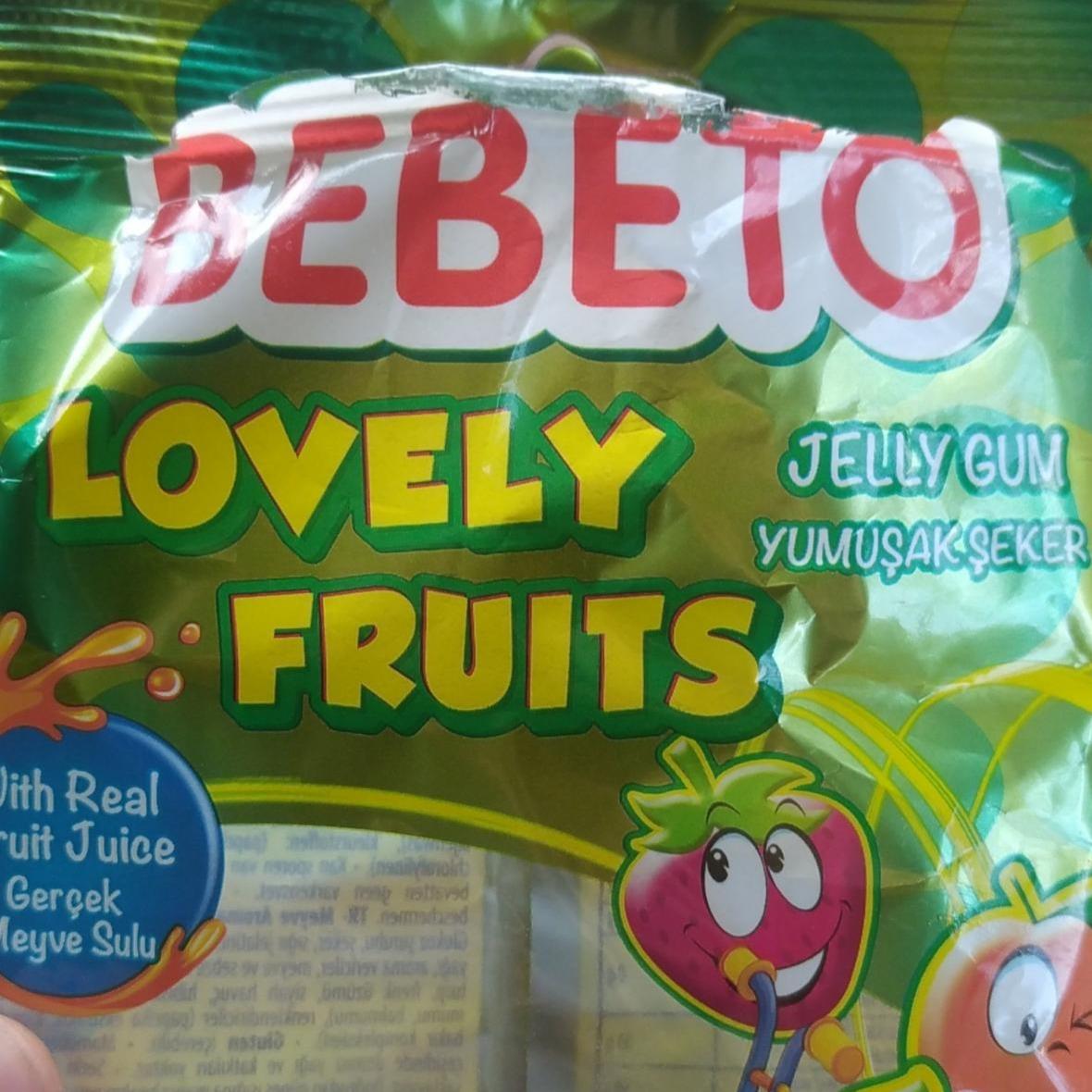 Fotografie - Jelly gum lovely fruits Bebeto