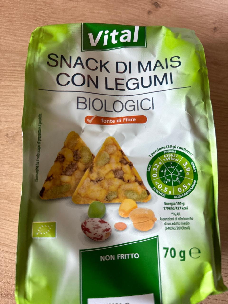 Fotografie - Snack di mais con legumi Vital