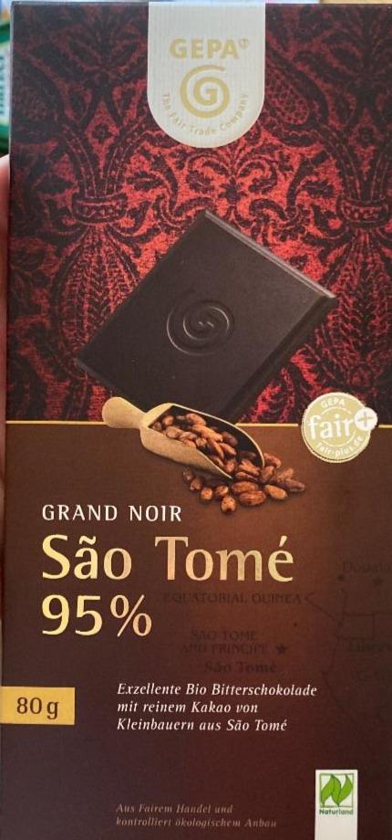 Fotografie - Bio Grand Noir São Tomé 95% Gepa