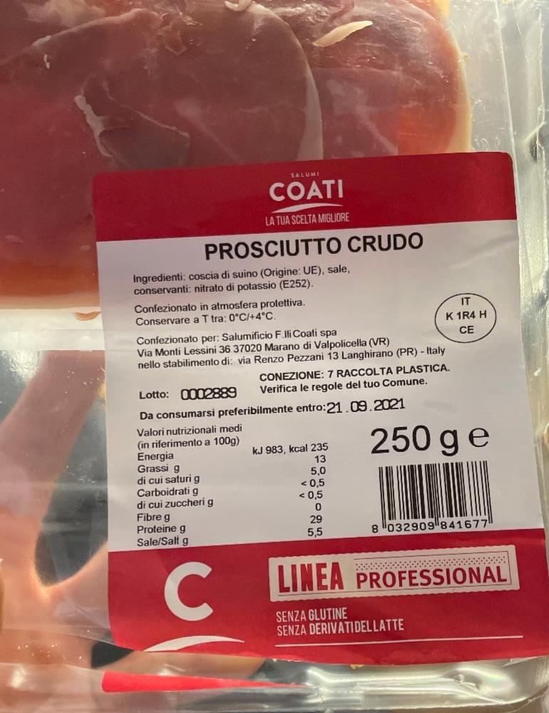 Fotografie - Prosciutto Crudo Coati