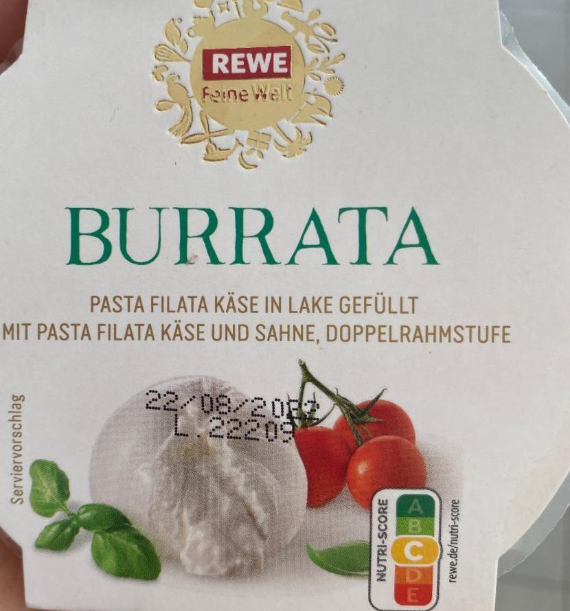 Fotografie - burrata Rewe