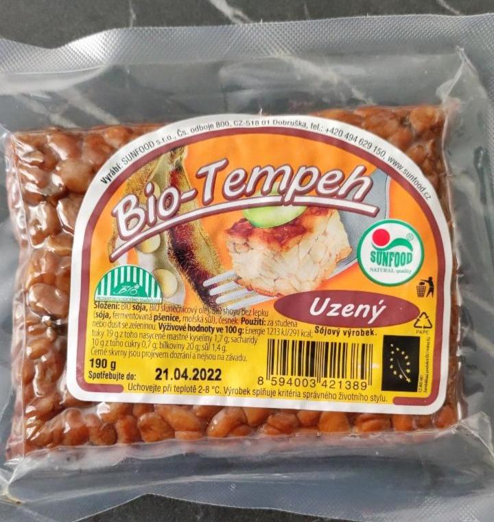 Fotografie - Bio tempeh uzený Sunfood