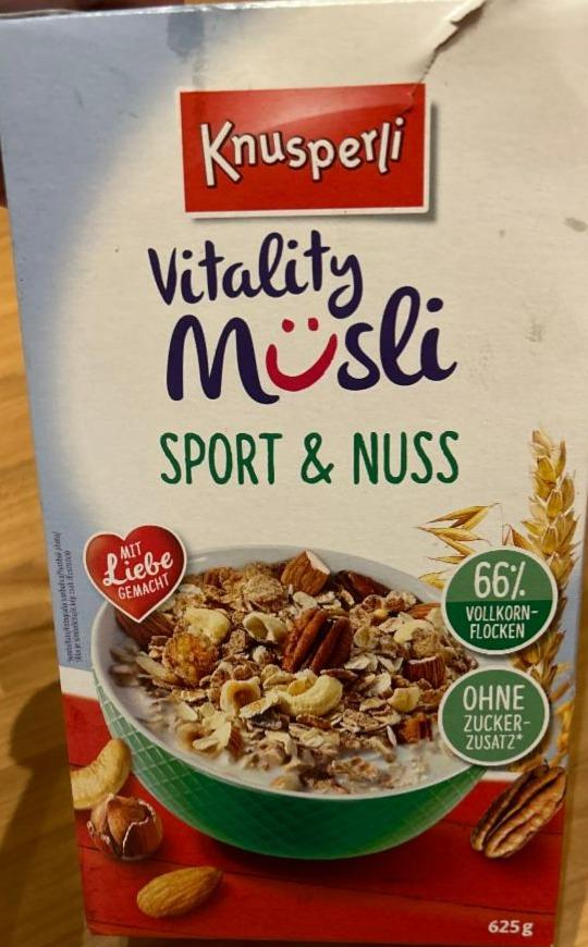 Fotografie - Vitality Müsli Sport & Nuss Knusperli