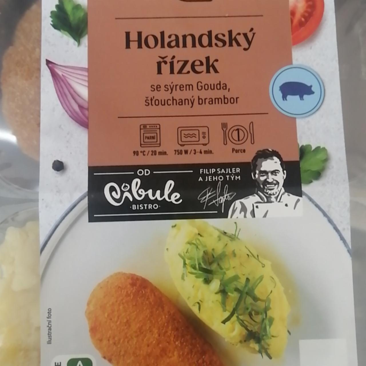 Fotografie - Holandský řízek se sýrem Gouda, šťouchaný brambor Chef Select