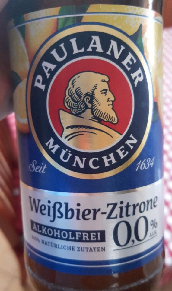 Fotografie - Weißbier Zitrone Alkoholfrei Paulaner