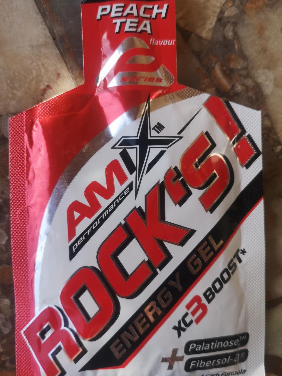 Fotografie - Rock's Energy Gel Peach Tea Amix