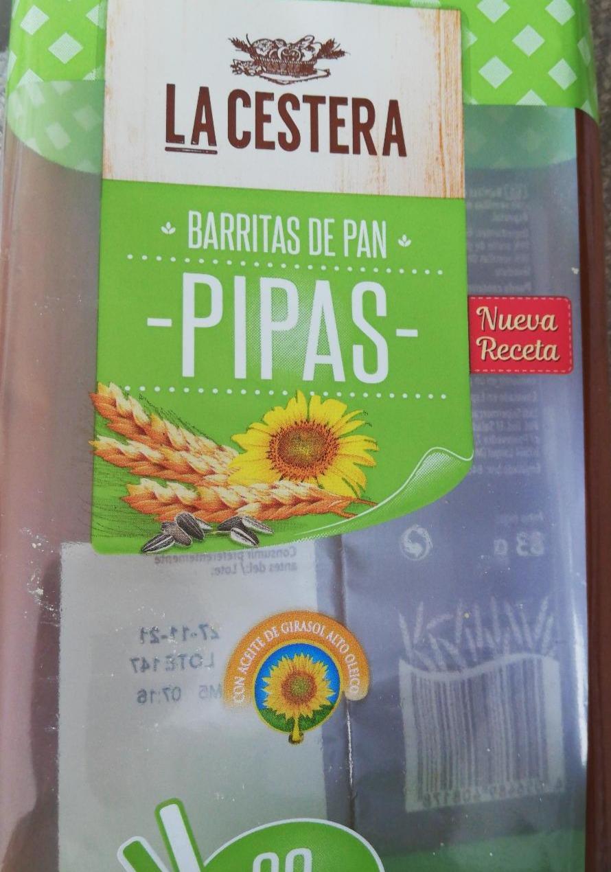 Fotografie - Barritas de pan pipas La Cestera