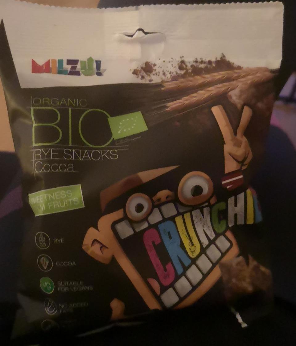 Fotografie - Organic Bio Rye Snacks Cocoa Milzu!