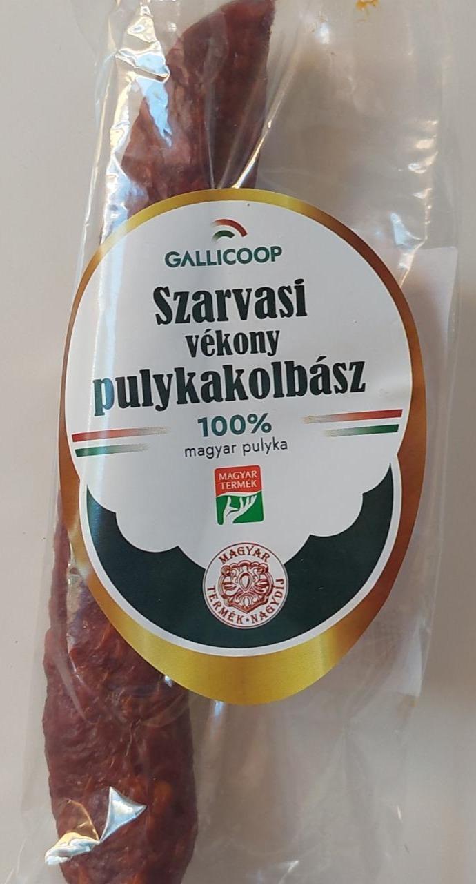 Fotografie - Szarvasi vékony pulykakolbász Gallicoop