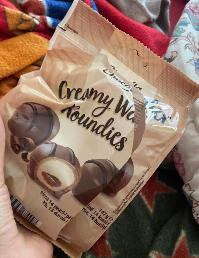 Fotografie - Cream wafer roundies Chocola