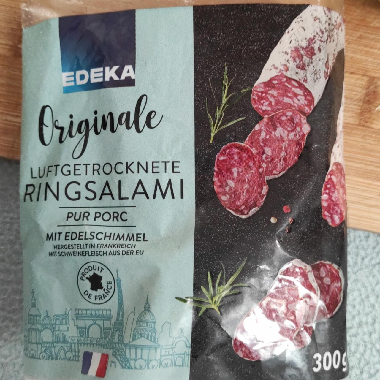 Fotografie - Luftgetrocknete ringsalami Edeka