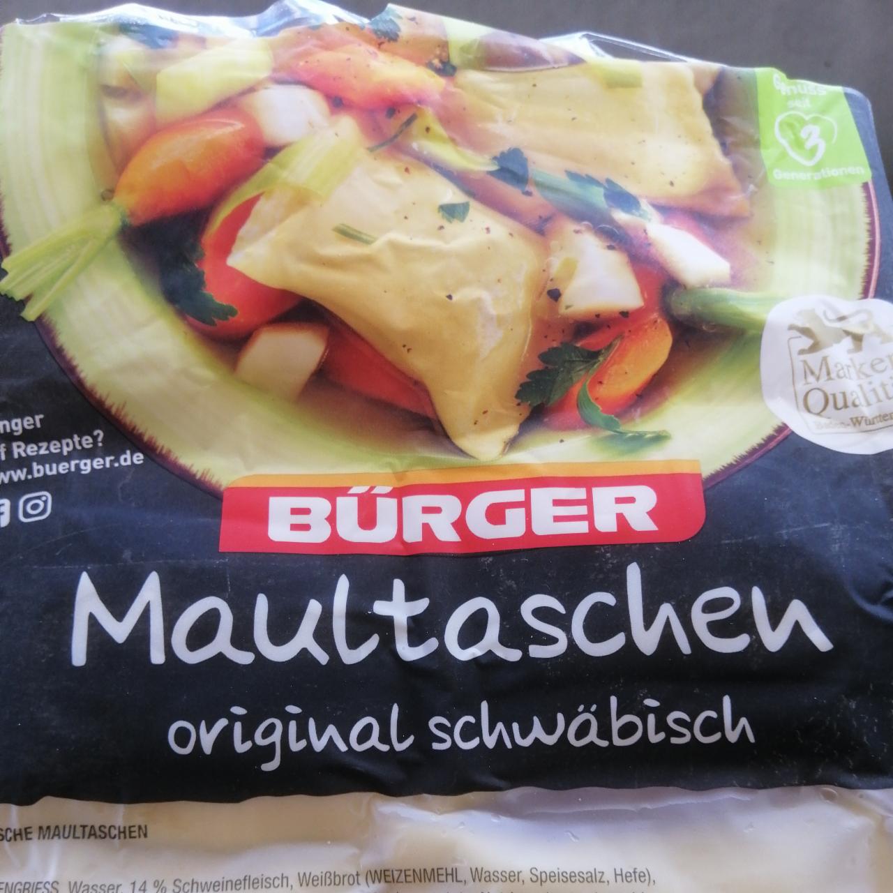 Fotografie - Maultaschen Original schwäbisch Bürger