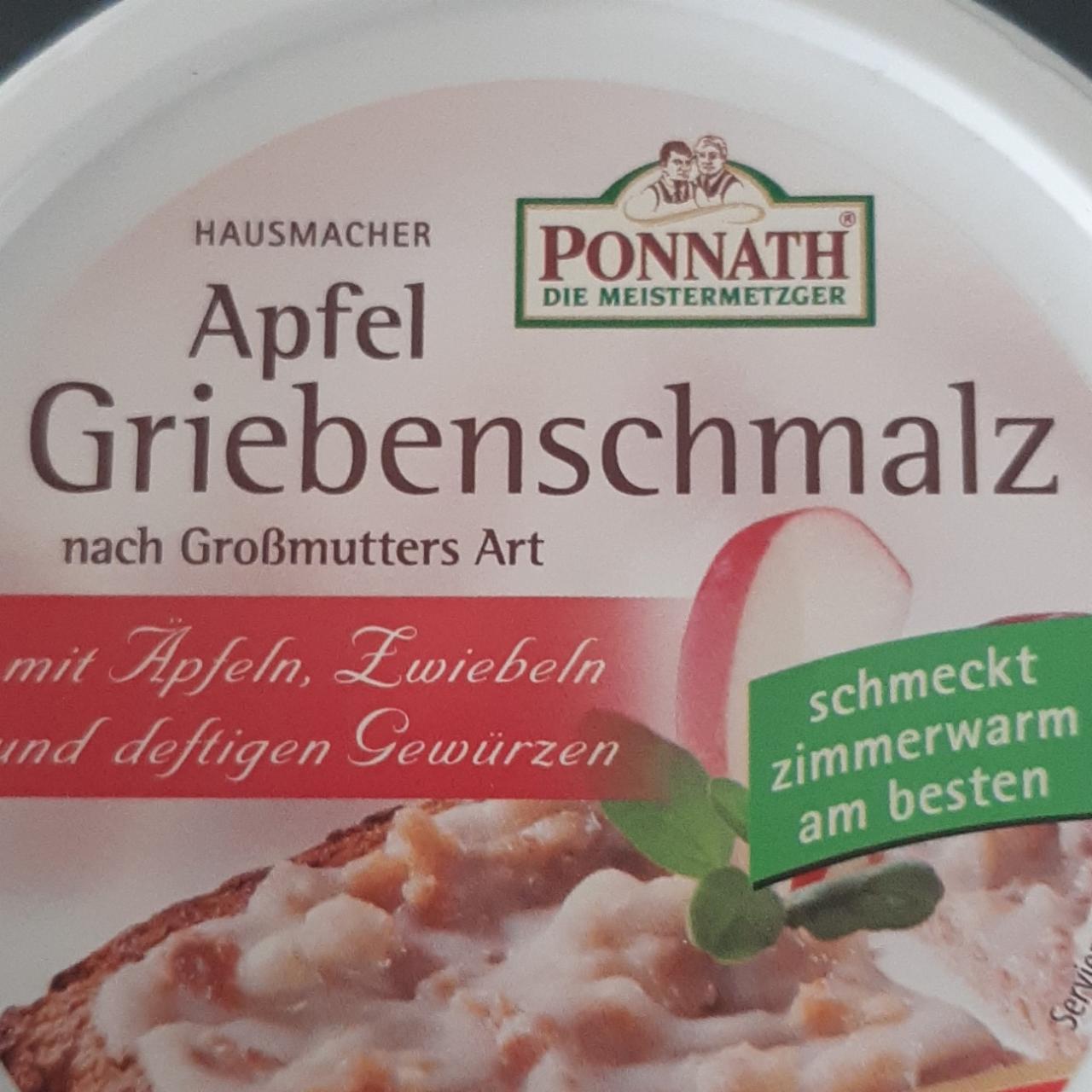 Fotografie - Apfel Griebenschmalz mit Apfeln, Zwiebeln Ponnath