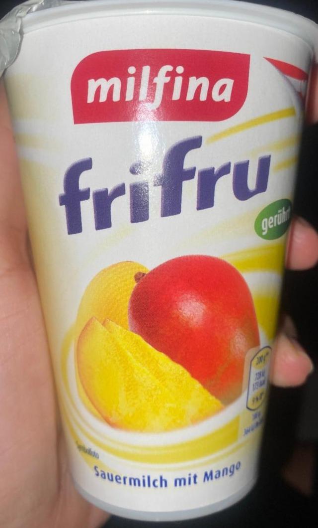 Fotografie - Fru Fru Sauermilch mit Mango Milfina