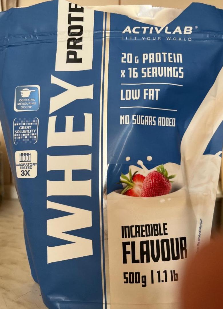 Fotografie - Whey protein strawberry Activlab