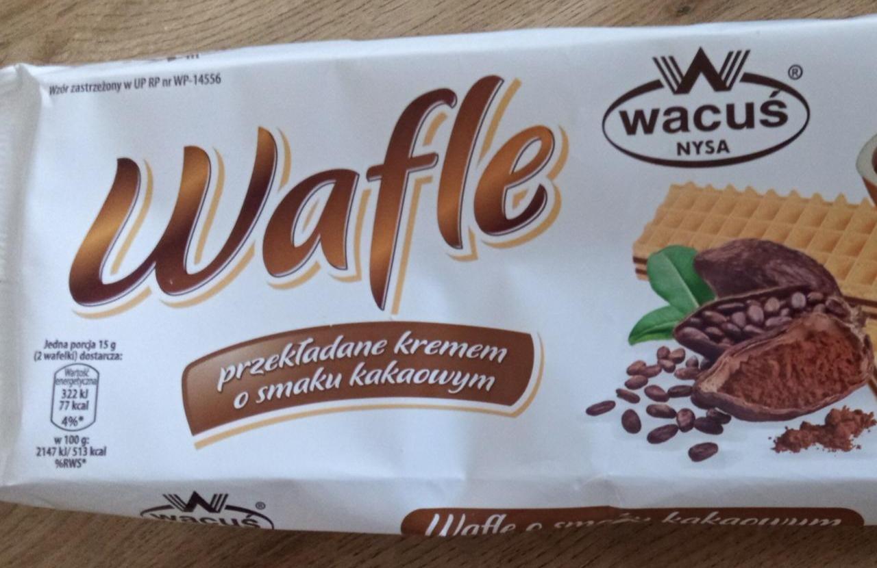 Fotografie - Wafle o smaku kakaowym Wacuś