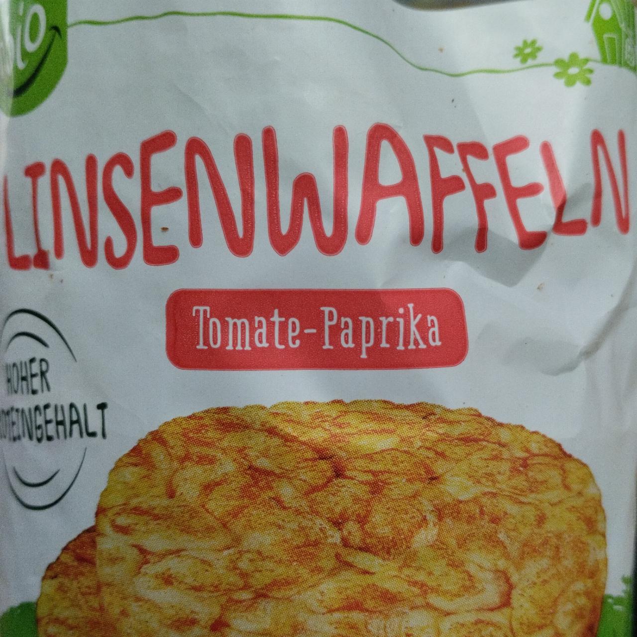 Fotografie - Bio Linsenwaffeln Tomate-Paprika GutBio