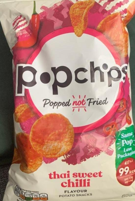 Fotografie - Thai Sweet Chilli Potato Snacks Popchips