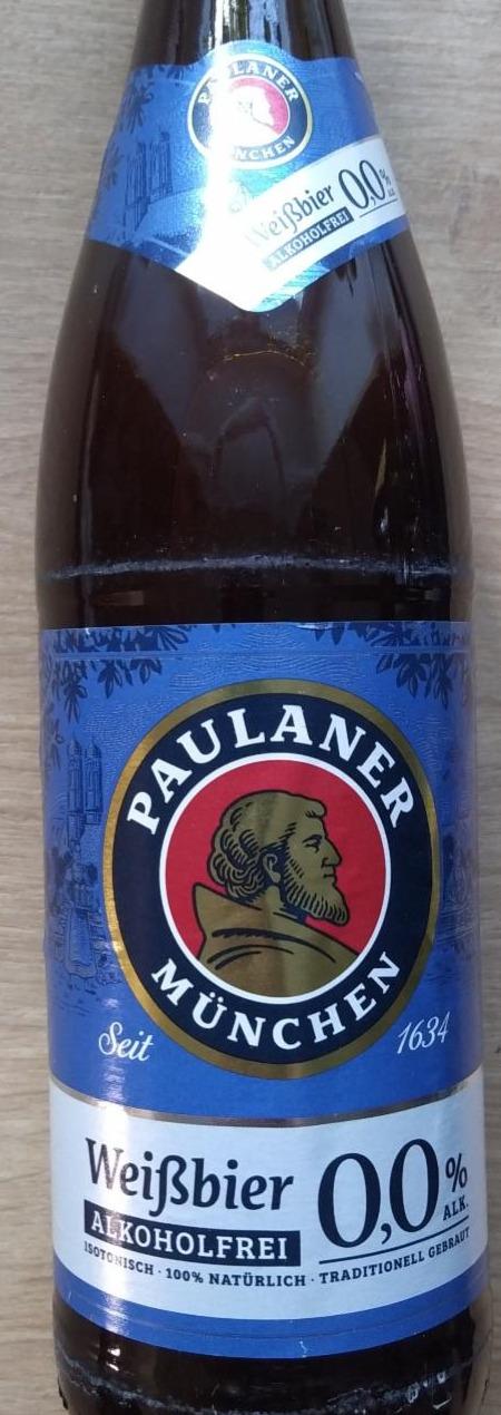 Fotografie - Weißbier Alkoholfrei 0,0% Paulaner