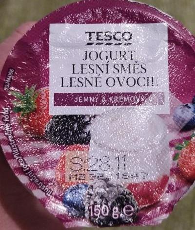 Fotografie - Jogurt lesní směs Tesco