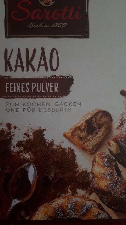 Fotografie - Kakao Feines Pulver Sarotti