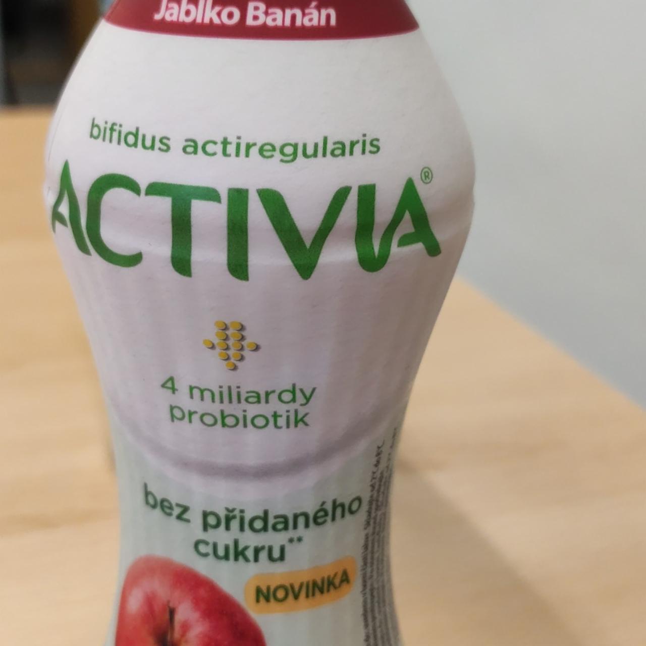 Fotografie - Activia jablko banán bez přidaného cukru Danone