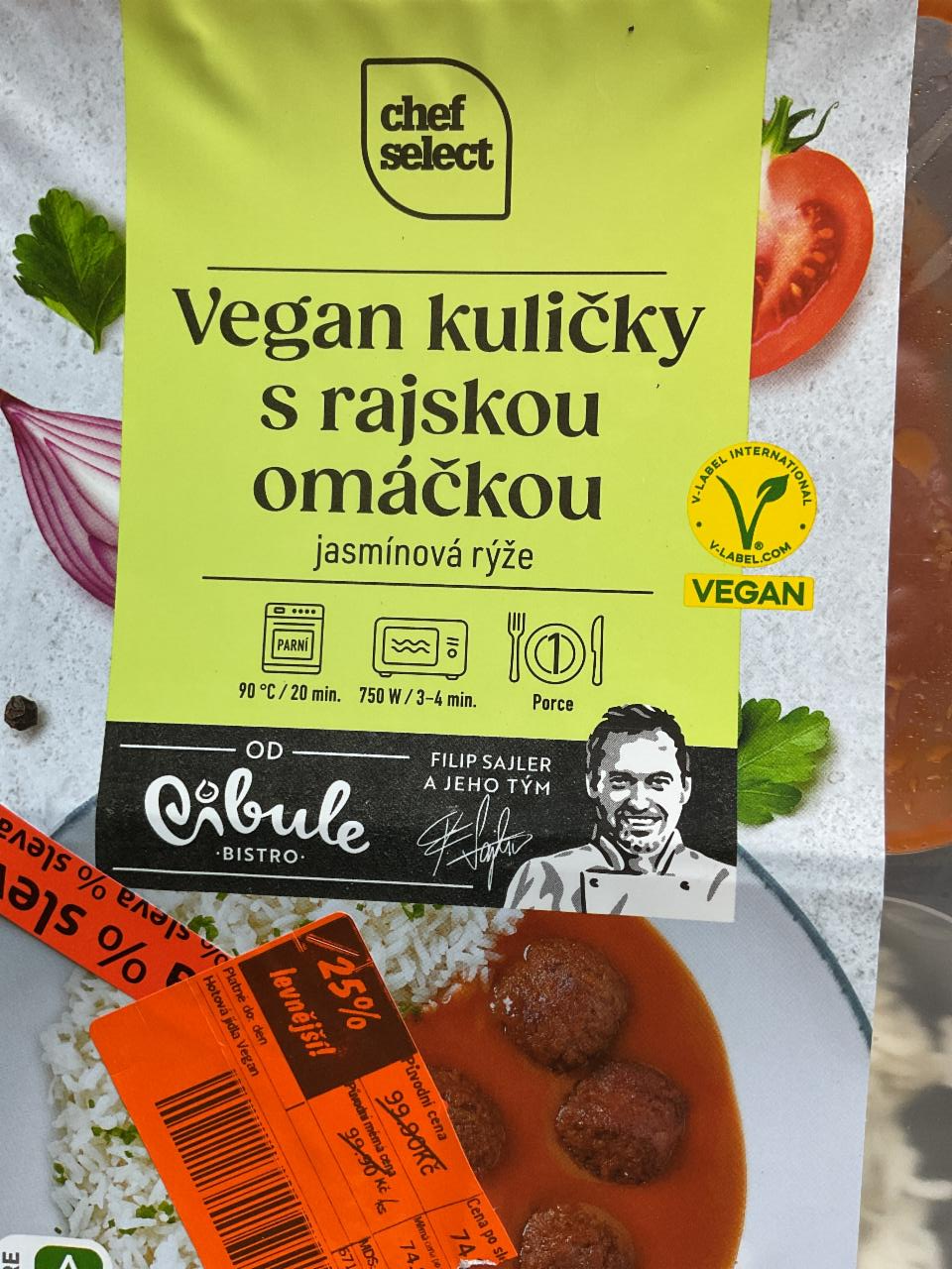 Fotografie - Veganské kuličky s rajskou omáčkou jasmínová rýže Chef Select