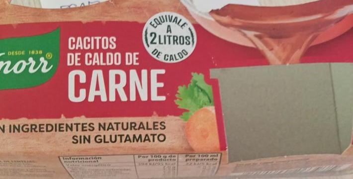 Fotografie - Cacitos De Caldo de Carne Knorr