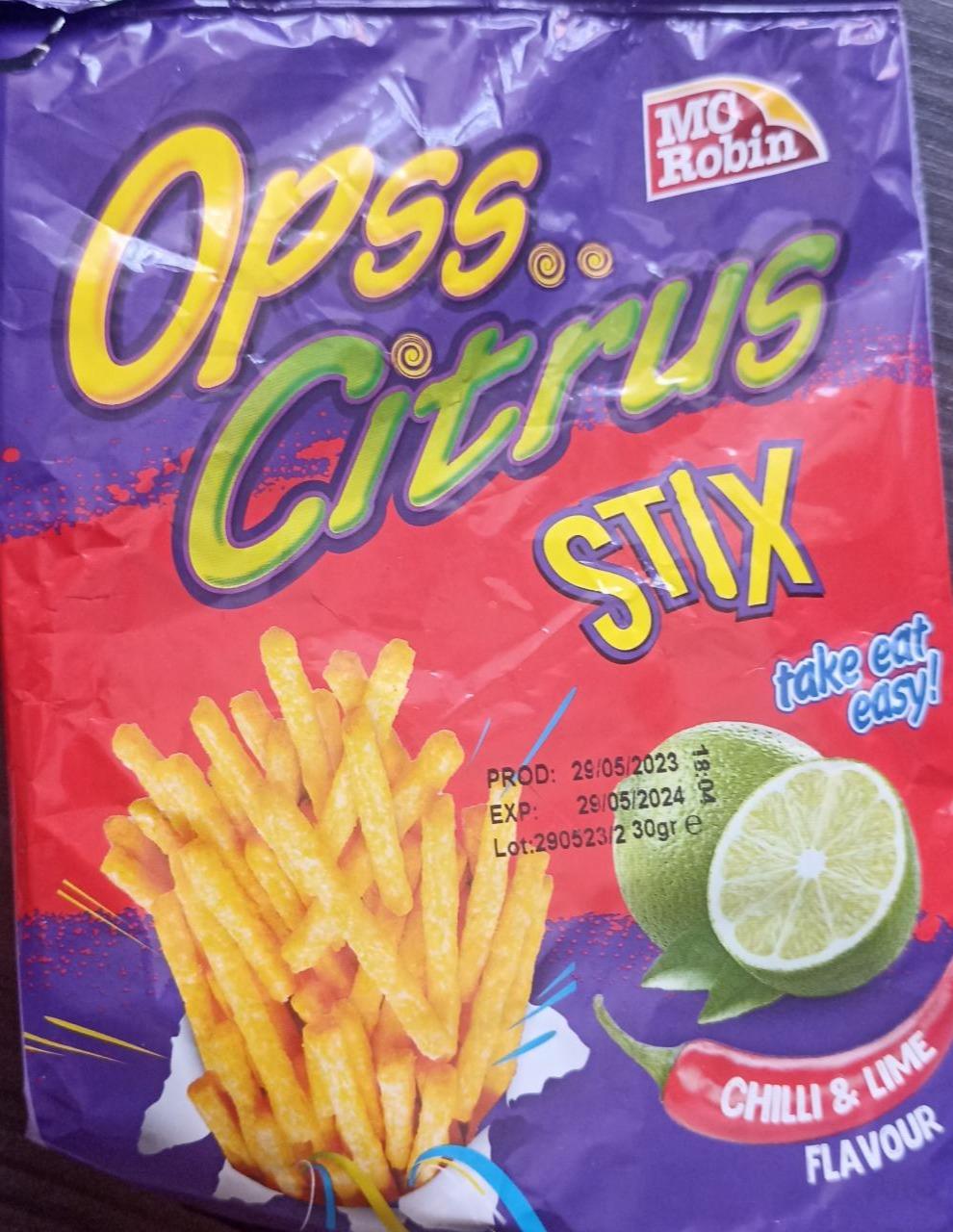 Fotografie - Opss Citrus Stix Mc Robin