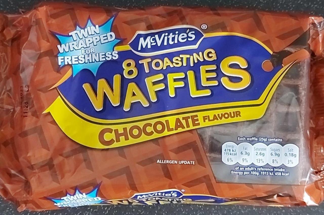 Fotografie - 8 Toasting Waffles Chocolate flavour McVitie´s