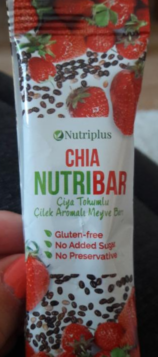 Fotografie - Nutribar chia a jahody - Nutriplus