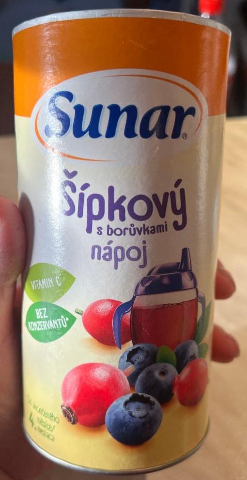 Fotografie - Šípkový nápoj s borůvkami Sunar