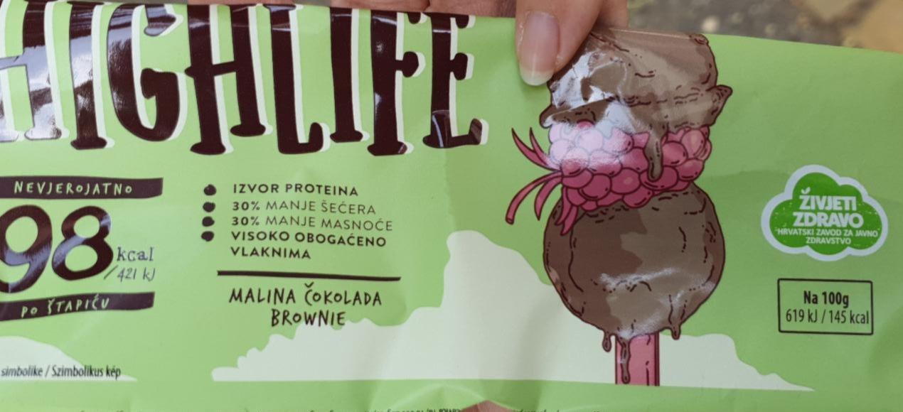 Fotografie - Highline Malina Čokolada Brownie štapić