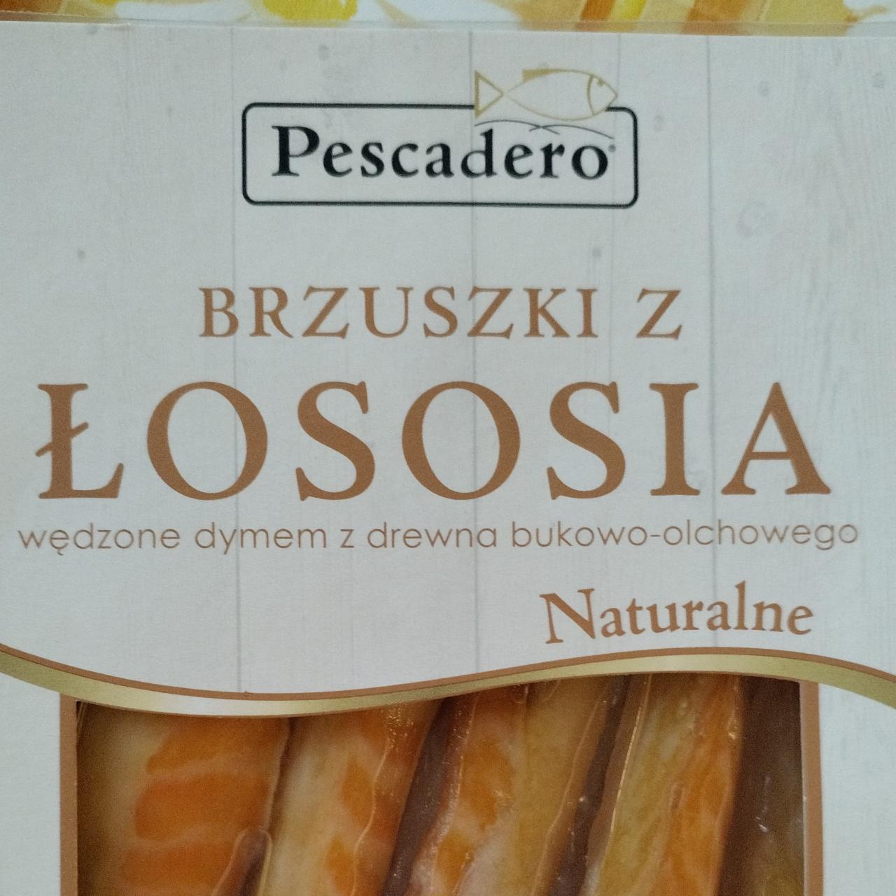 Fotografie - Brzuszki z łososia wędzone dymem drewna bukowo-olchowego Naturalne Pescadero