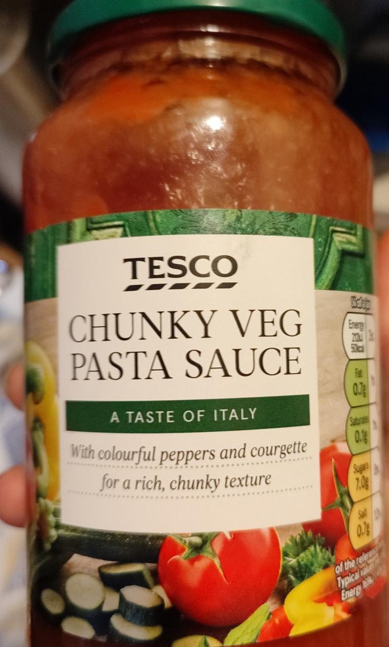 Fotografie - Chunky Veg Pasta Sauce Tesco