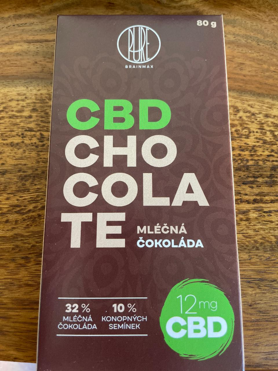 Fotografie - CBD Chocolate Mléčná 12mg BrainMax