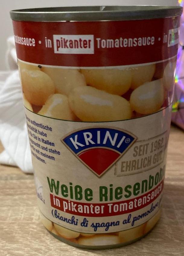 Fotografie - Weiße Riesenbohnen in pikanter Tomatensauce Krini