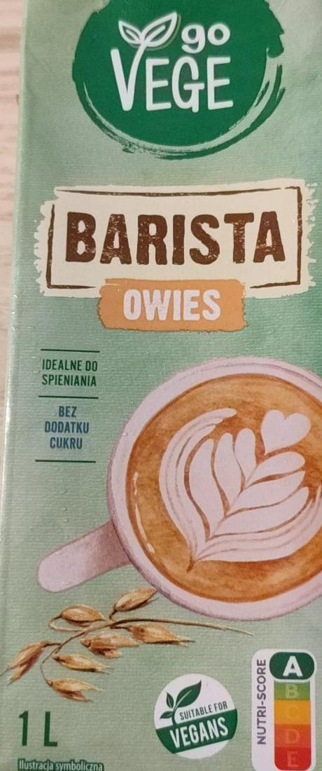 Fotografie - Barista owies Go Vege