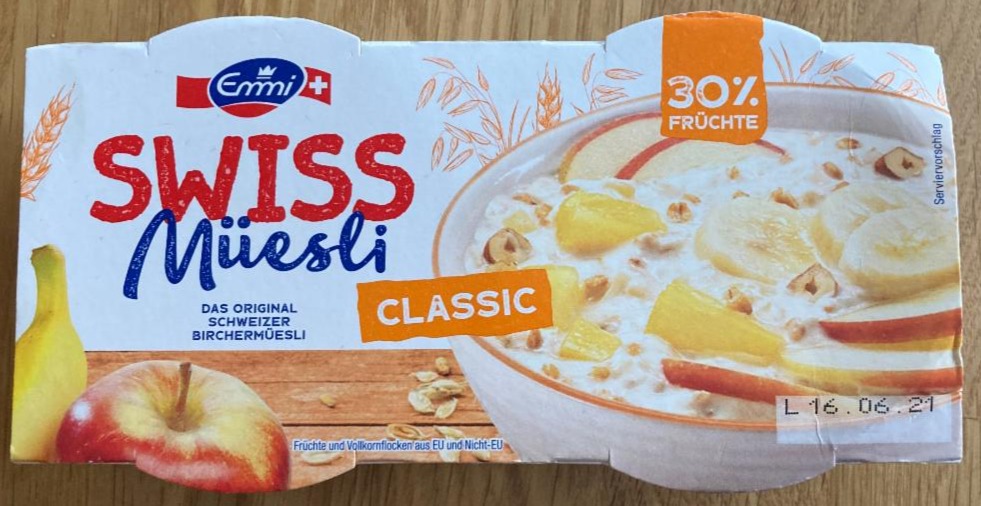 Fotografie - Swiss Müesli Classic Emmi