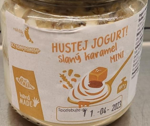 Fotografie - Hustej jogurt Slaný karamel Rohlik.cz