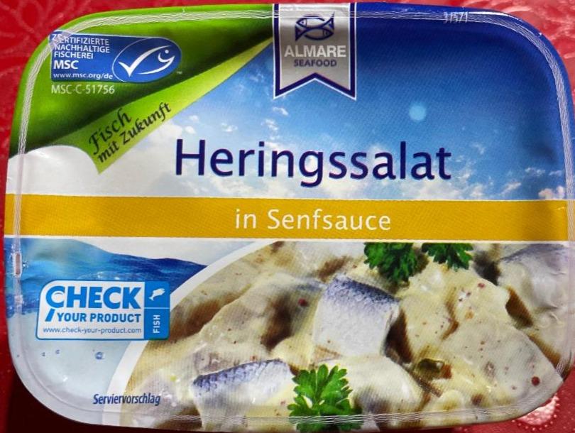 Fotografie - Heringssalat in senfsauce Almare Seafood