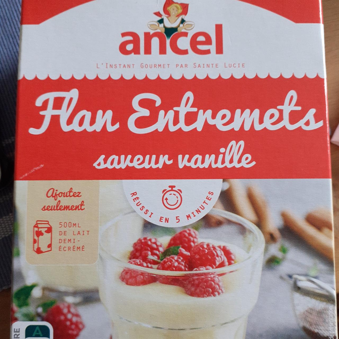 Fotografie - Flan Entremets saveur vanille Ancel