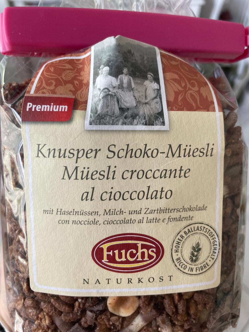 Fotografie - Knusper Schoko-Müesli Fuchs