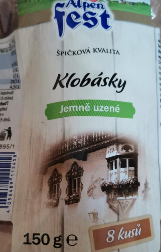 Fotografie - Klobásky jemně uzené Alpen fest