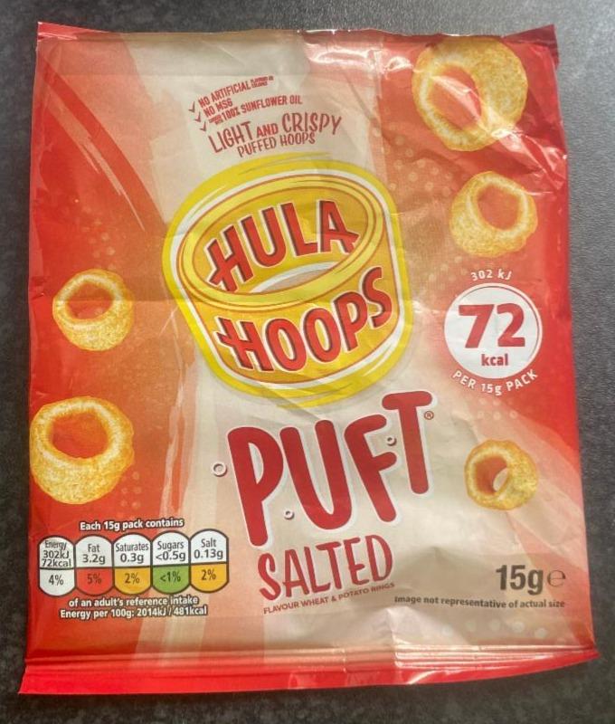 Fotografie - Puft Salted Hula Hoops