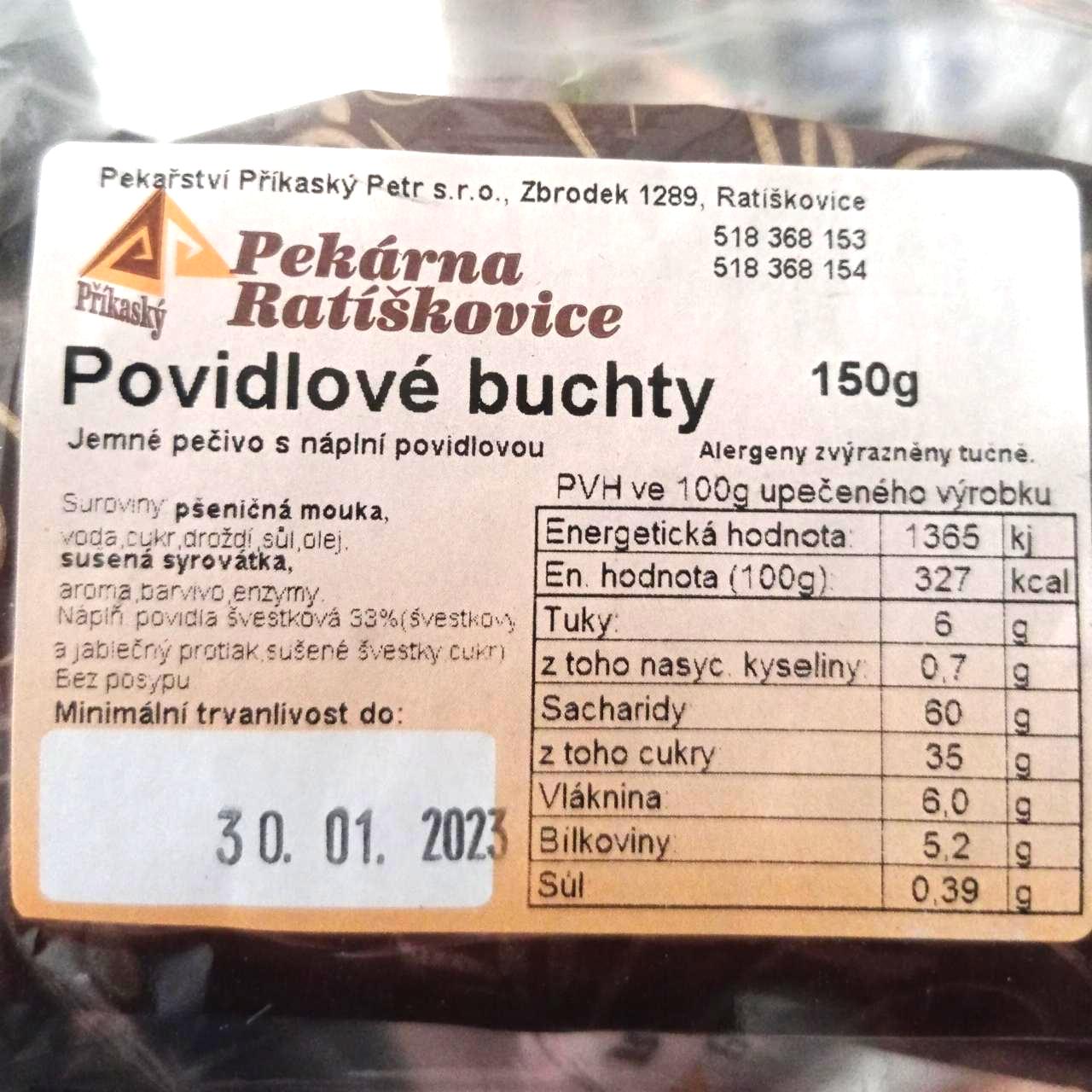 Fotografie - Povidlové buchty Pekárna Ratíškovice