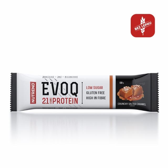 Fotografie - EVOQ crunchy salted caramel (slaný karamel) Nutrend